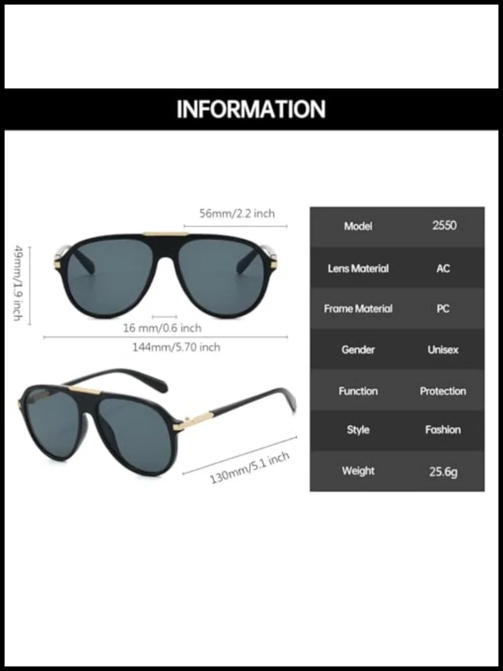Retro Double Bridge Pilot Sunglasses UV400